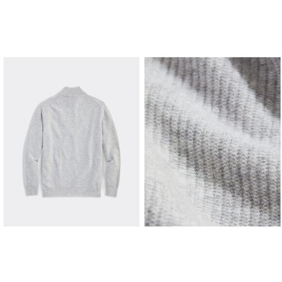 Vinyard Vines Cashmere Quarter-Zip - Small Flaw $248 - Picture 7 of 8